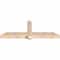 Ekena Millwork Eugene Smooth Timber Gable Bracket, Douglas Fir, 72"W x 27"H x 5 1/2"D x 5 1/2"F, 9/12 Pitch GBW072X27X0606EUG00SDF - alternate 2